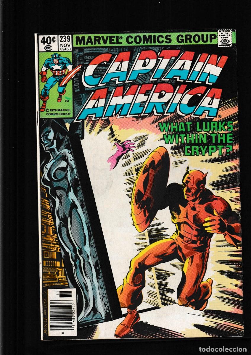 Comics: CAPTAIN AMERICA 239 - MARVEL 1979 FN/VFN / MARK JEWELERS / PORTADA JOHN BYRNE