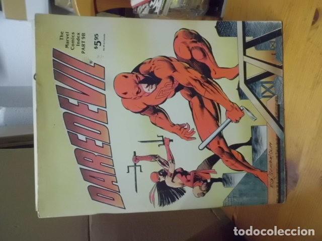C&oacute;mics: DAREDEVIL THE MARVEL COMICS INDEX - Foto 1