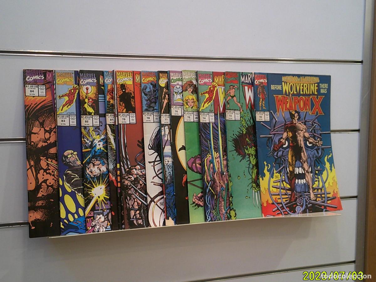 C&oacute;mics: MARVEL COMICS PRESENTS WEAPON X LOTE 13 NUMEROS DEL N&ordm; 72 AL 84 - MARVEL EN INGLES