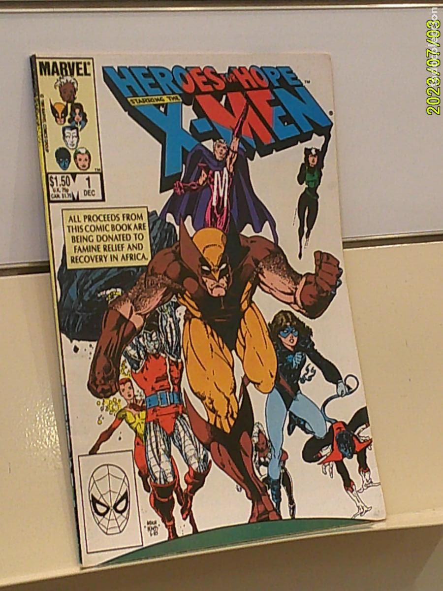 C&oacute;mics: HEROES FOR HOPE STARRING THE X-MEN N&ordm; 1 - MARVEL 1985 EN INGLES