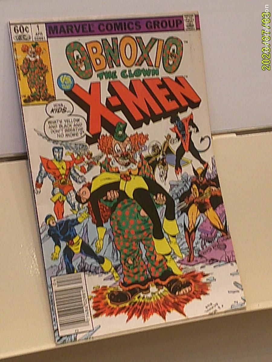 C&oacute;mics: OBNOXIO THE CLOWN VS. THE X-MEN N&ordm; 1 APRIL 1983 - MARVEL EN INGLES
