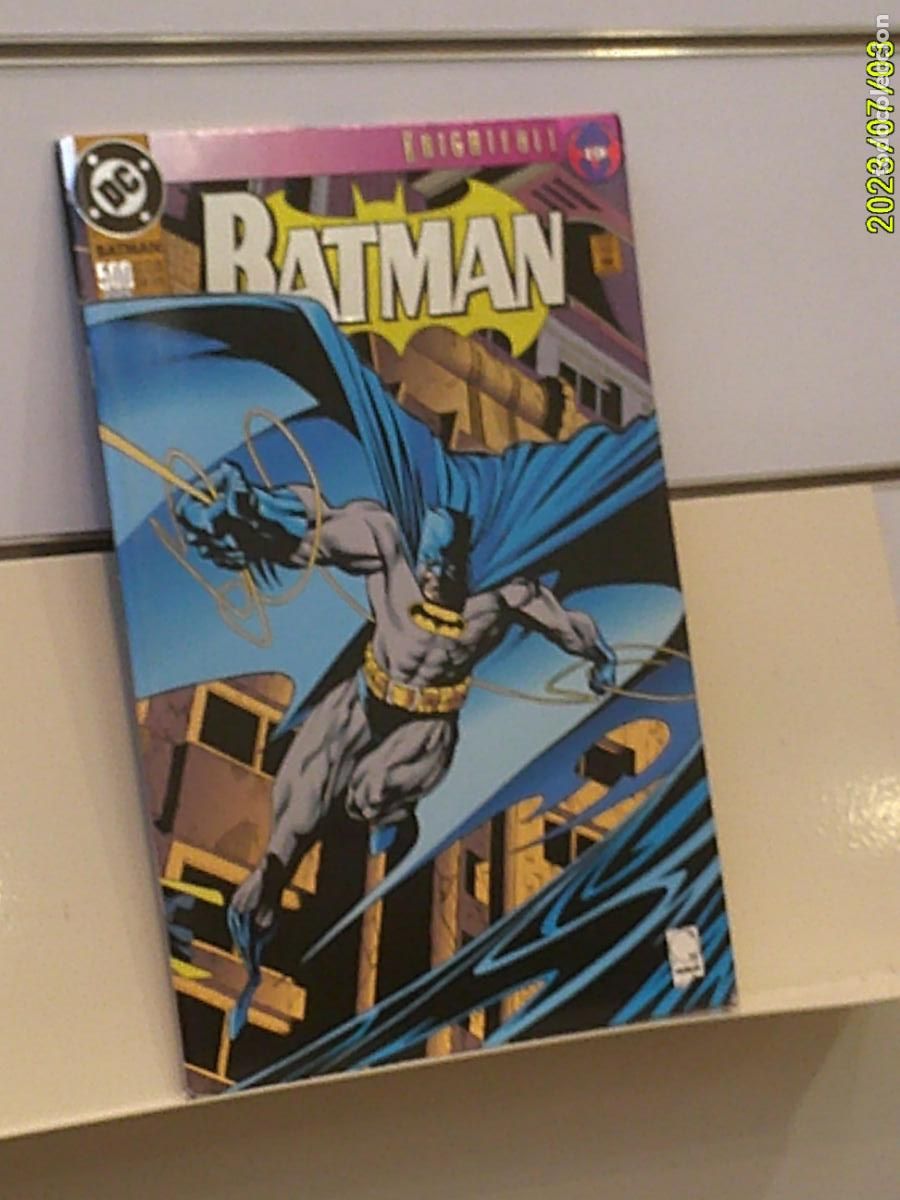 C&oacute;mics: BATMAN 500 KNIGHTFALL 19 OCTOBER 1993 LLEVA 2 POST CARDS - DC EN INGLES