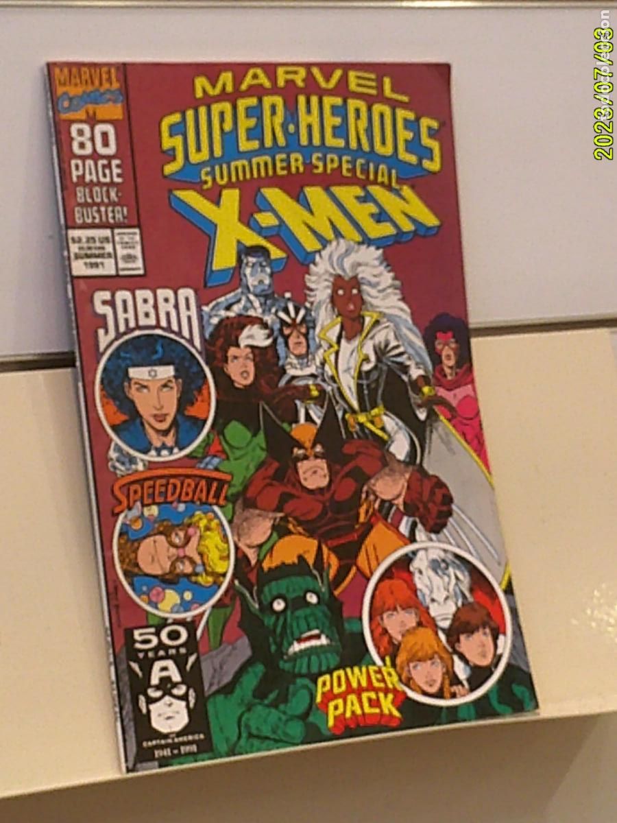 C&oacute;mics: MARVEL SUPER-HEROES VOL. 2 N&ordm; 6 JULY 1991 SUMMER SPECIAL X-MEN - MARVEL EN INGLES