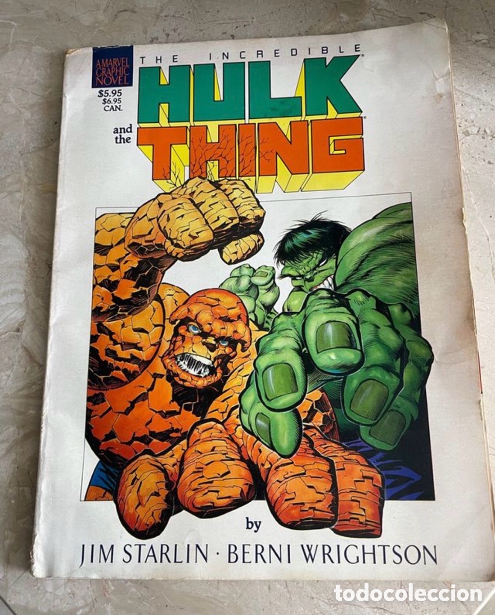 C&oacute;mics: Marvel Graphic Novel 29: The Incredible Hulk and the Thing in The Big Change