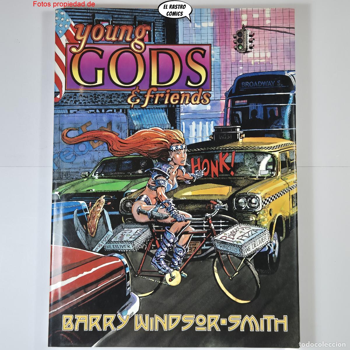 C&oacute;mics: Young gods & friends, Barry Windsor Smith, firmado signed Limited edition, Fantagraphics 2003 ingl&eacute;s