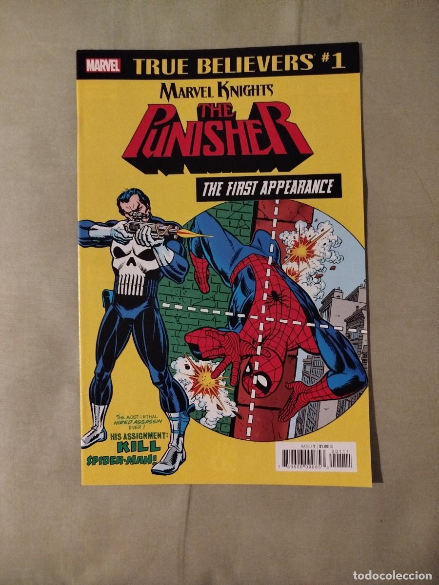 C&oacute;mics: True believers 1 the Punisher. The first appearance
