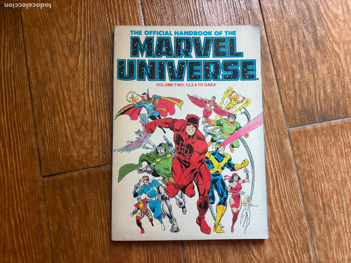 C&oacute;mics: OFFICIAL HANDBOOK OF THE MARVEL UNIVERSE N &ordm; 2 VOLUME TWO MARVEL 1986