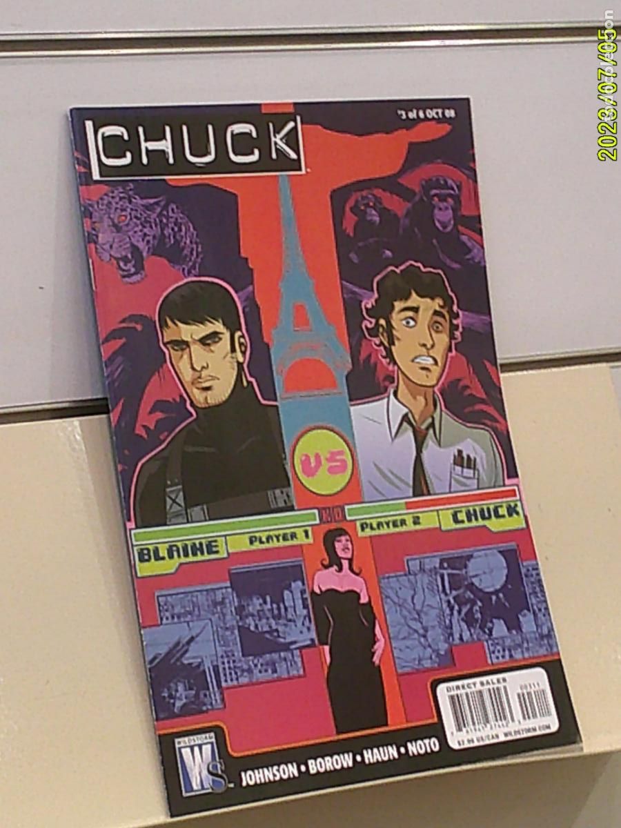 C&oacute;mics: CHUCK N&ordm; 3 OF 6 OCT 08 - WILDSTORM EN INGLES