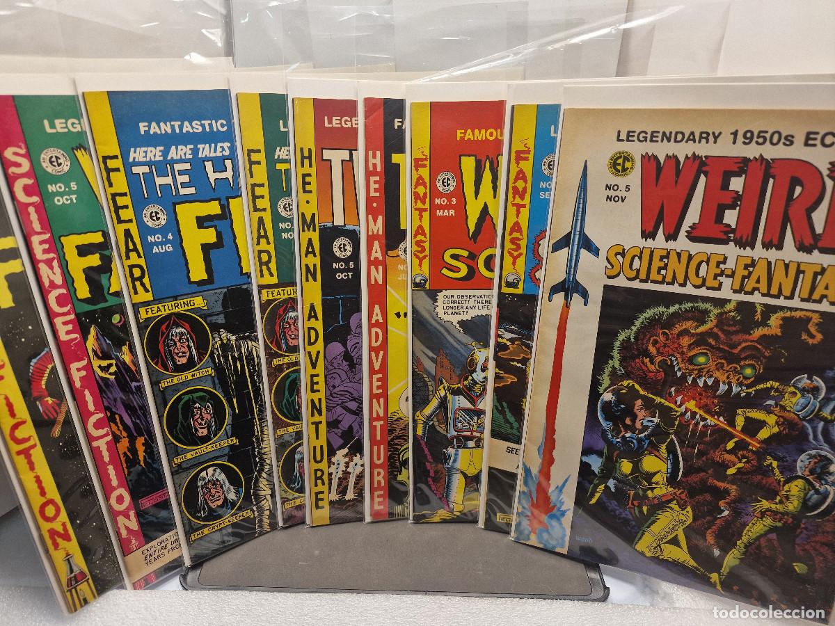 C&oacute;mics: Lote 9 numeros EC Comics Weird Fantasy, Weird Science-Fantasy, Two-Fisted Tales, Haunt of Fear