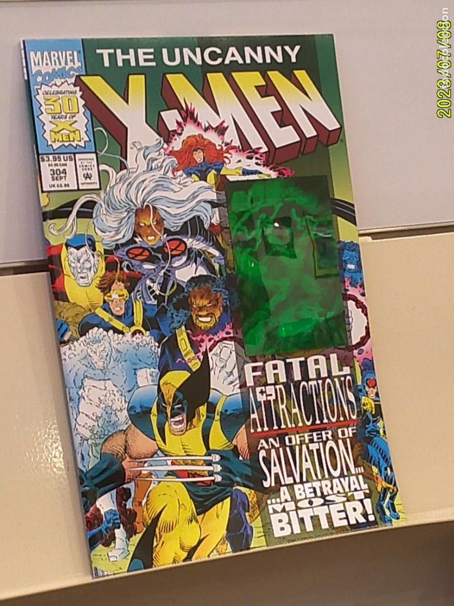 C&oacute;mics: UNCANNY X-MEN VOL. 1 N&ordm; 304 SEPTEMBER 1993 - MARVEL EN INGLES
