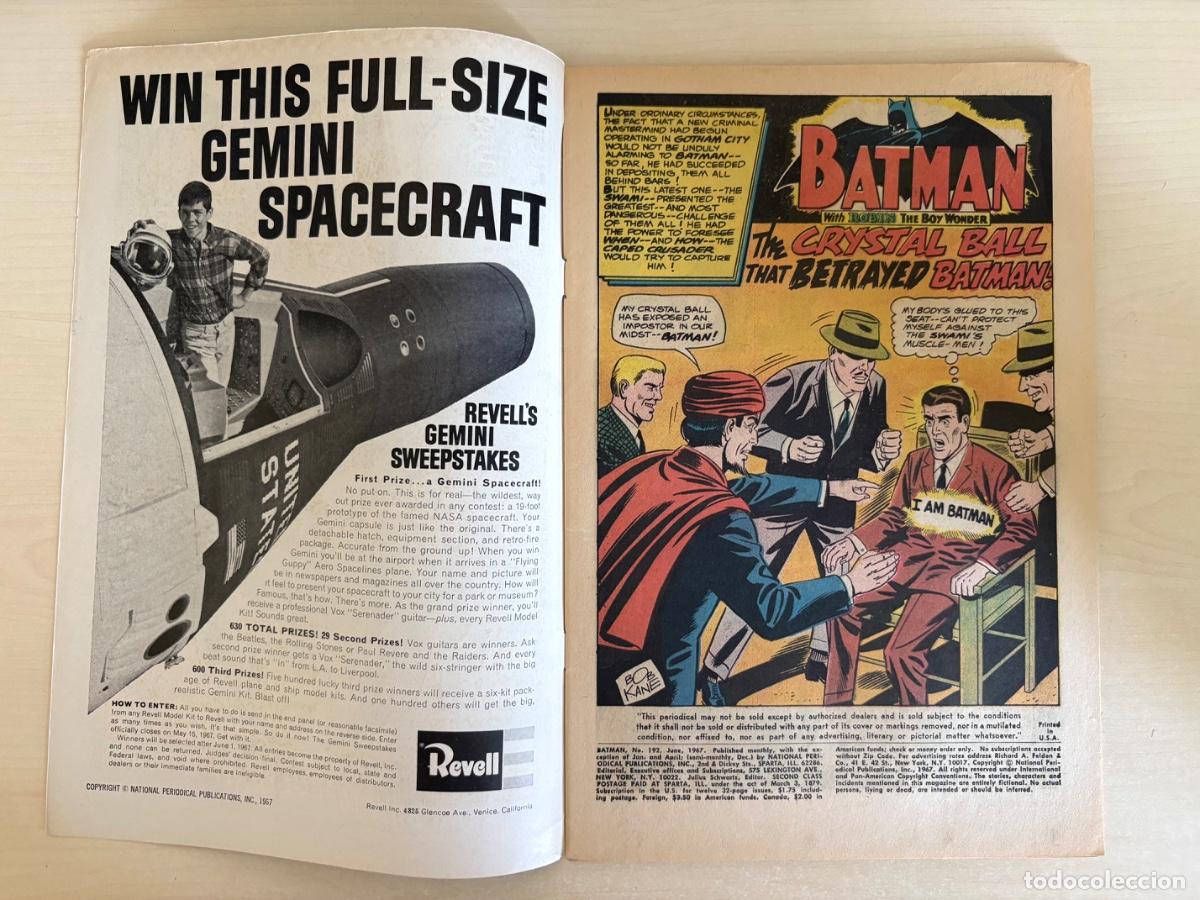 C&oacute;mics: Batman #192 (DC Comics USA, 1967) - Foto 2