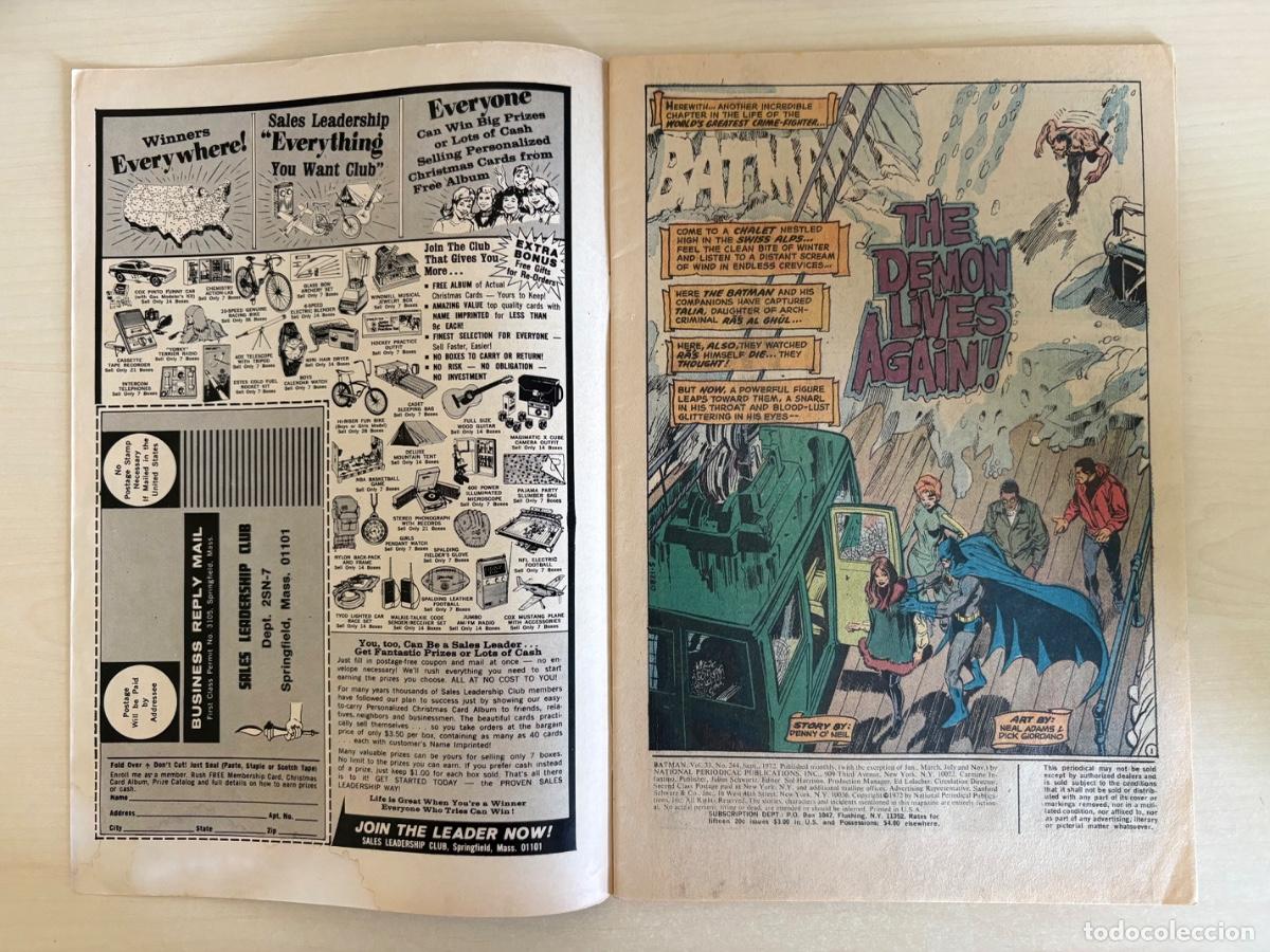 C&oacute;mics: Batman #244 (DC Comics USA, 1972) - Foto 2
