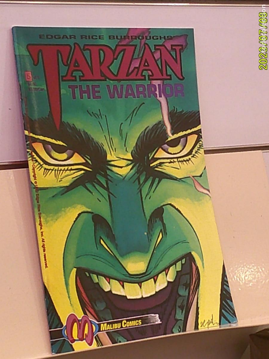 C&oacute;mics: TARZAN THE WARRIOR 5 OF 5 SEPTEMBER 1992 - MALIBU COMICS EN INGLES