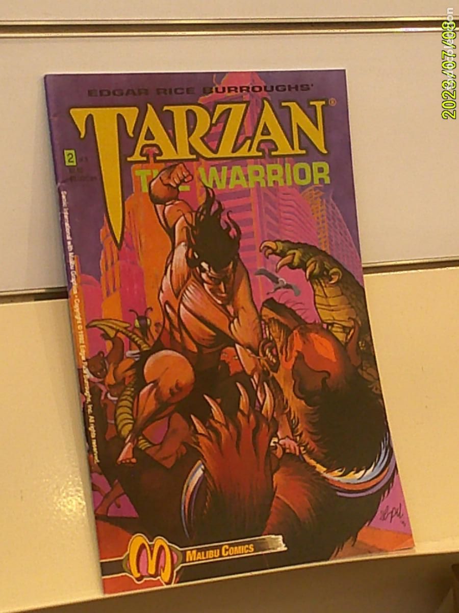 C&oacute;mics: TARZAN THE WARRIOR 2 OF 5 MAY 1992 - MALIBU COMICS EN INGLES