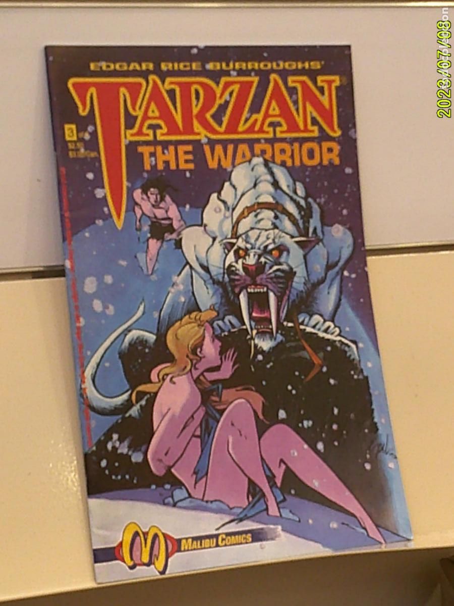 C&oacute;mics: TARZAN THE WARRIOR 3 OF 5 JUNE 1992 - MALIBU COMICS EN INGLES