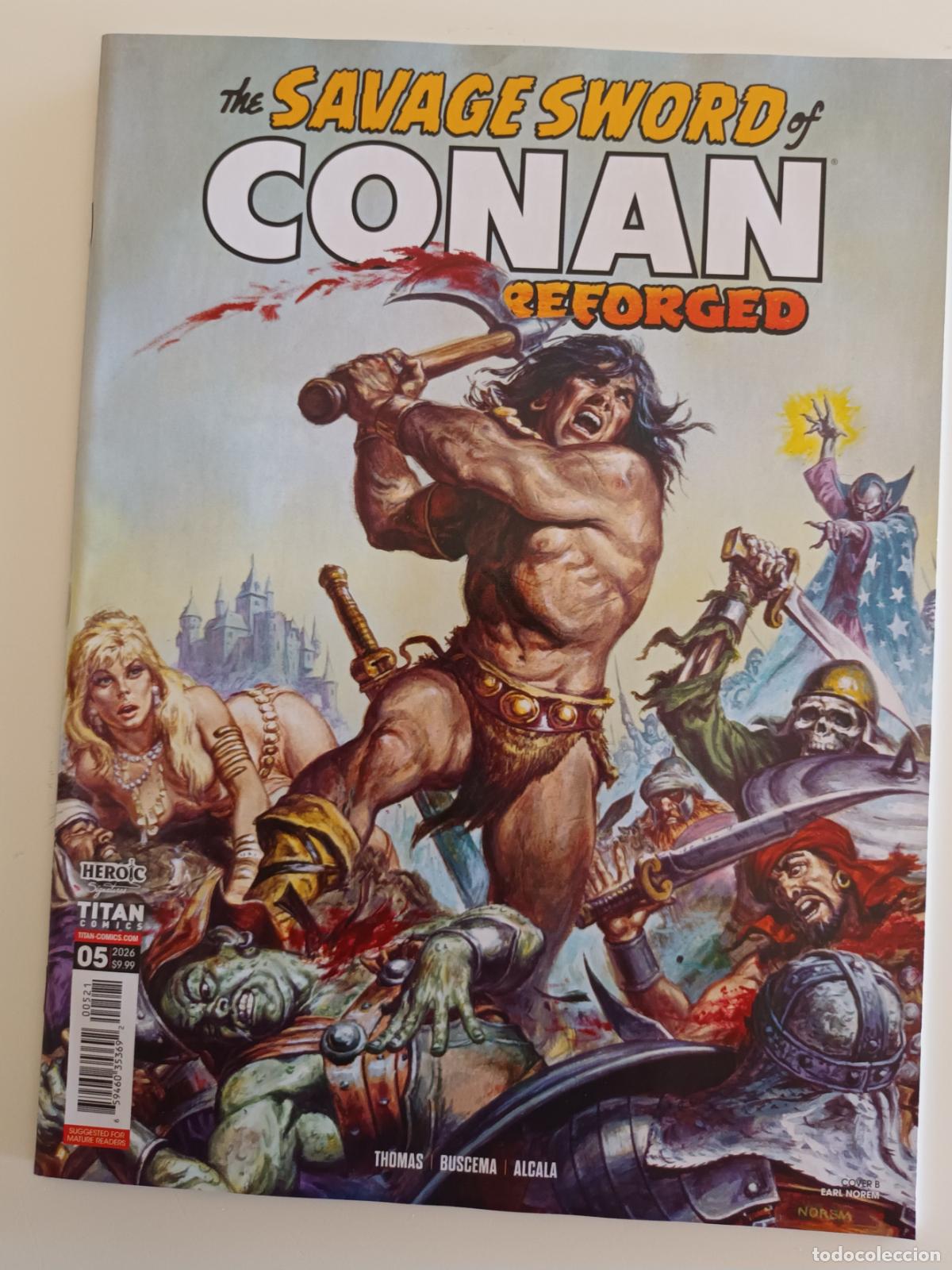 C&oacute;mics: The Savage Sword of Conan Reforged n. 5