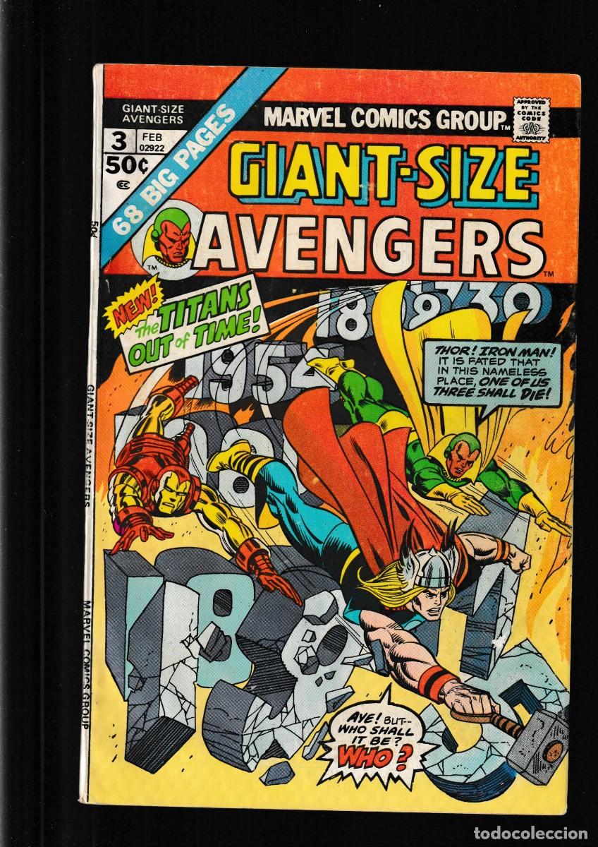 C&oacute;mics: GIANT SIZE AVENGERS 3 - MARVEL 1975 FN / KANG