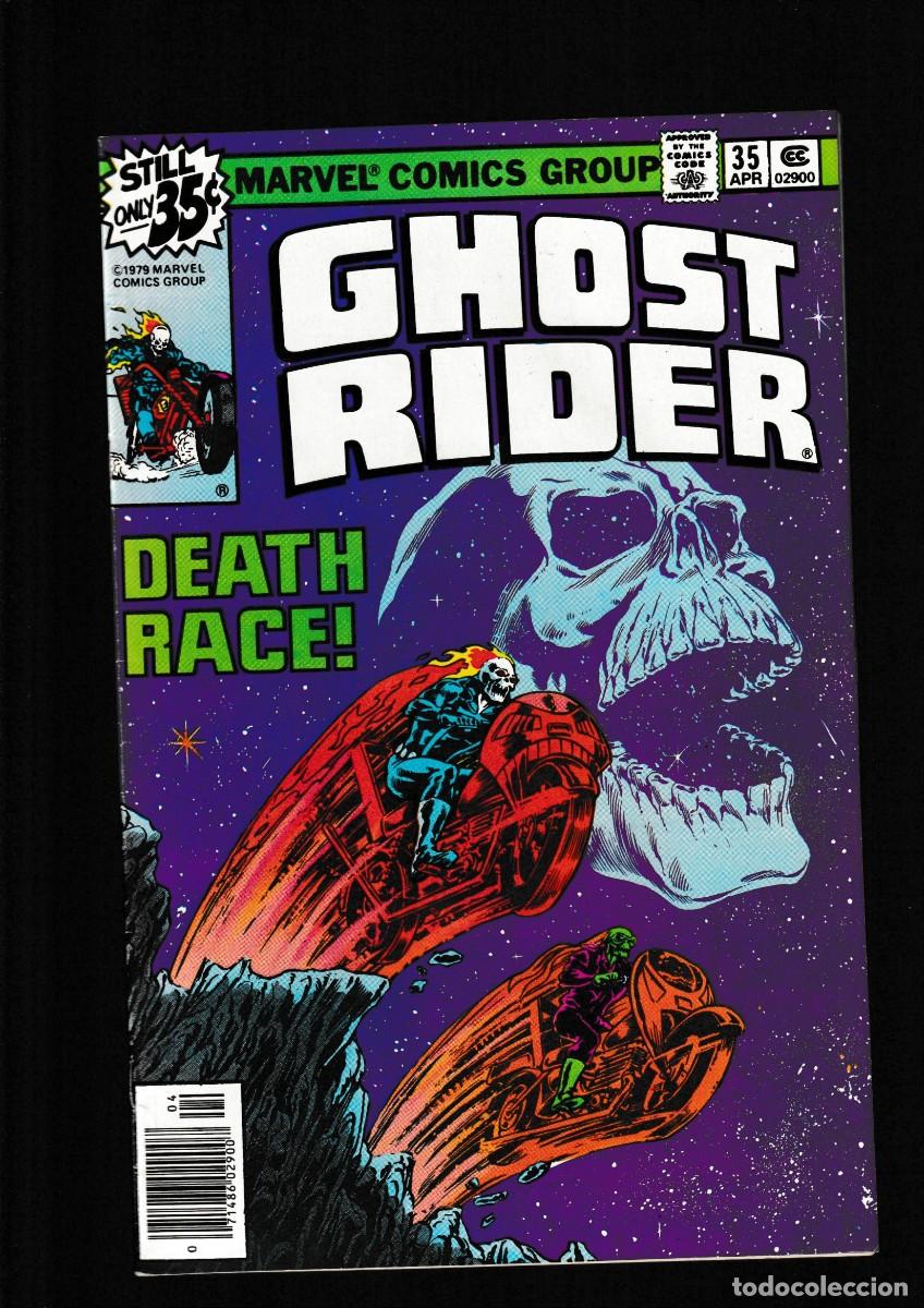 C&oacute;mics: GHOST RIDER 35 - MARVEL 1979 VFN/NM / DEATH RACE / JIM STARLIN