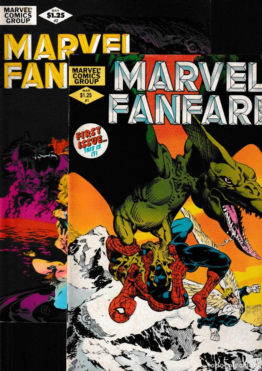 C&oacute;mics: MARVEL FANFARE 1-2 4-11 13-30 49 57 LOTE DE 30 - 1982-1991 VFN