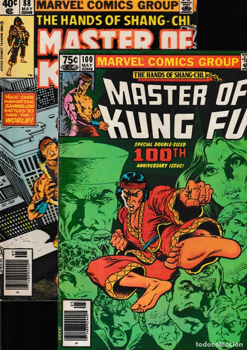 C&oacute;mics: SHANG-CHI MASTER OR KUNG FU 88-90 93-94 96-109 LOTE DE 20 / 1980-1982 FN/VFN