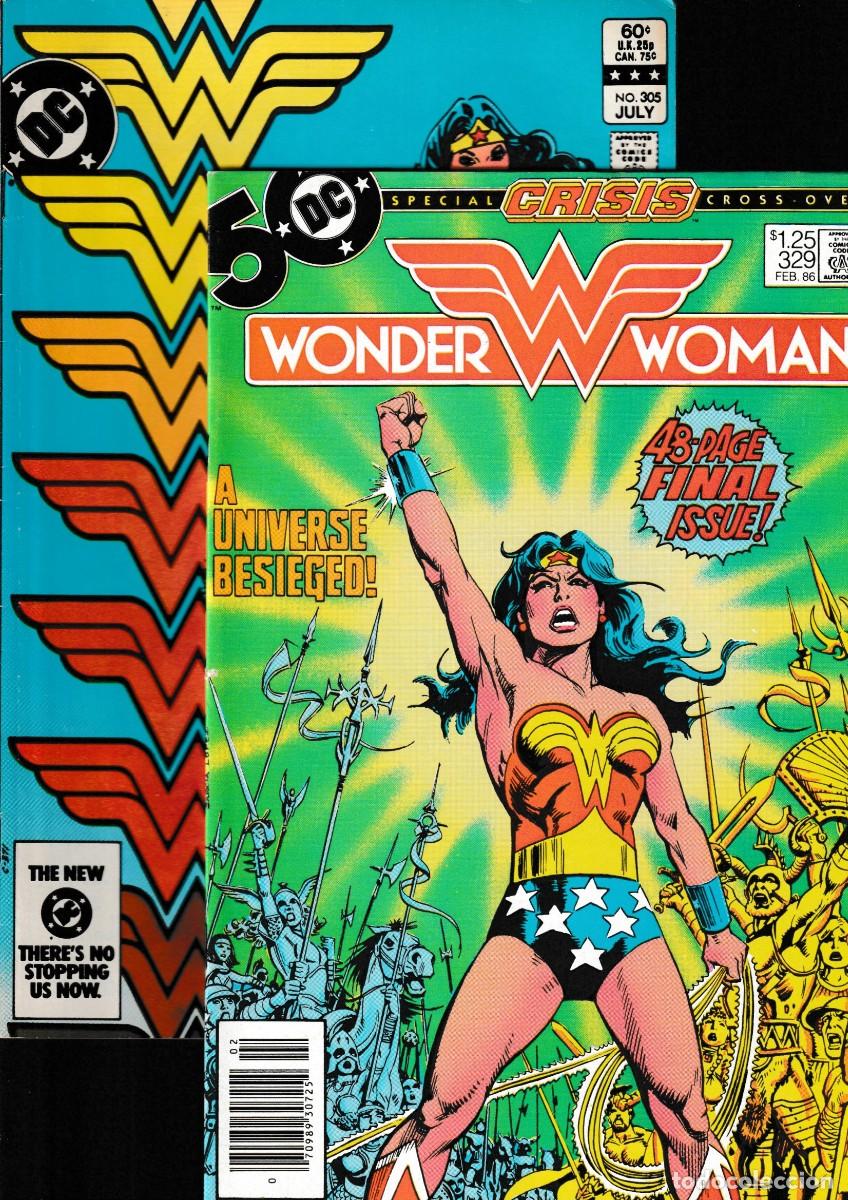 C&oacute;mics: WONDER WOMAN 305 308 311 312 313 317 321 323 327 329 LOTE DE 10 - DC 1983-1986 VFN