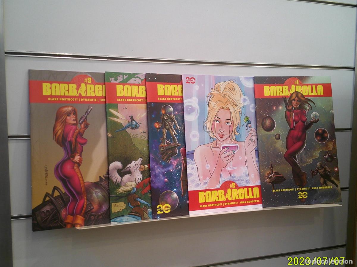 C&oacute;mics: BARBARELLA VOLUME 4 COMPLETA 5 NUMEROS - DYNAMITE EN INGLES