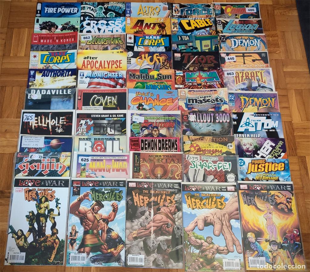 C&oacute;mics: Lote de 50 c&oacute;mics USA