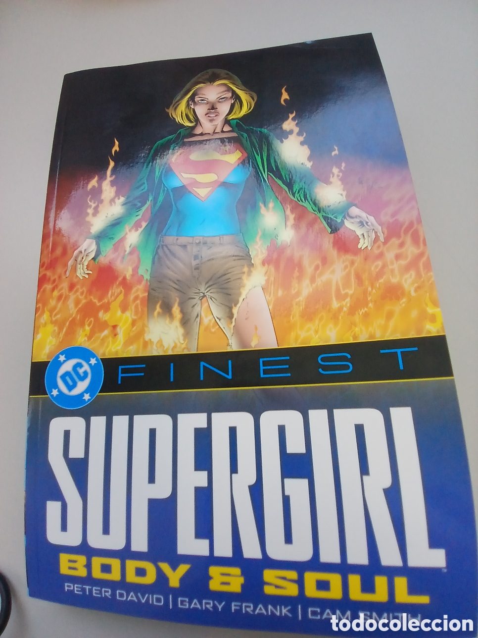 C&oacute;mics: COMIC DC FINEST SUPER GIRL BODY & SOUL PETER DAVID GARY FRANK ENTREGO EN MANO EN MADRID