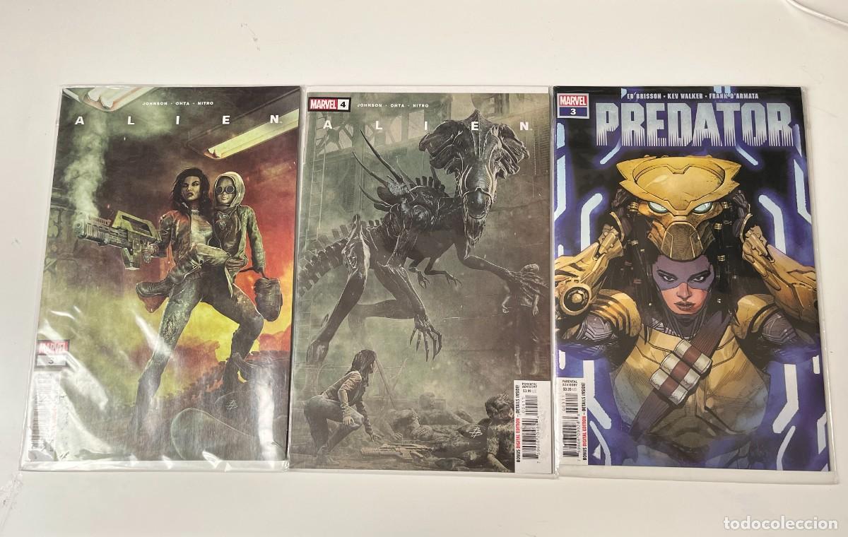C&oacute;mics: Lote Alien Predator Marvel Comics