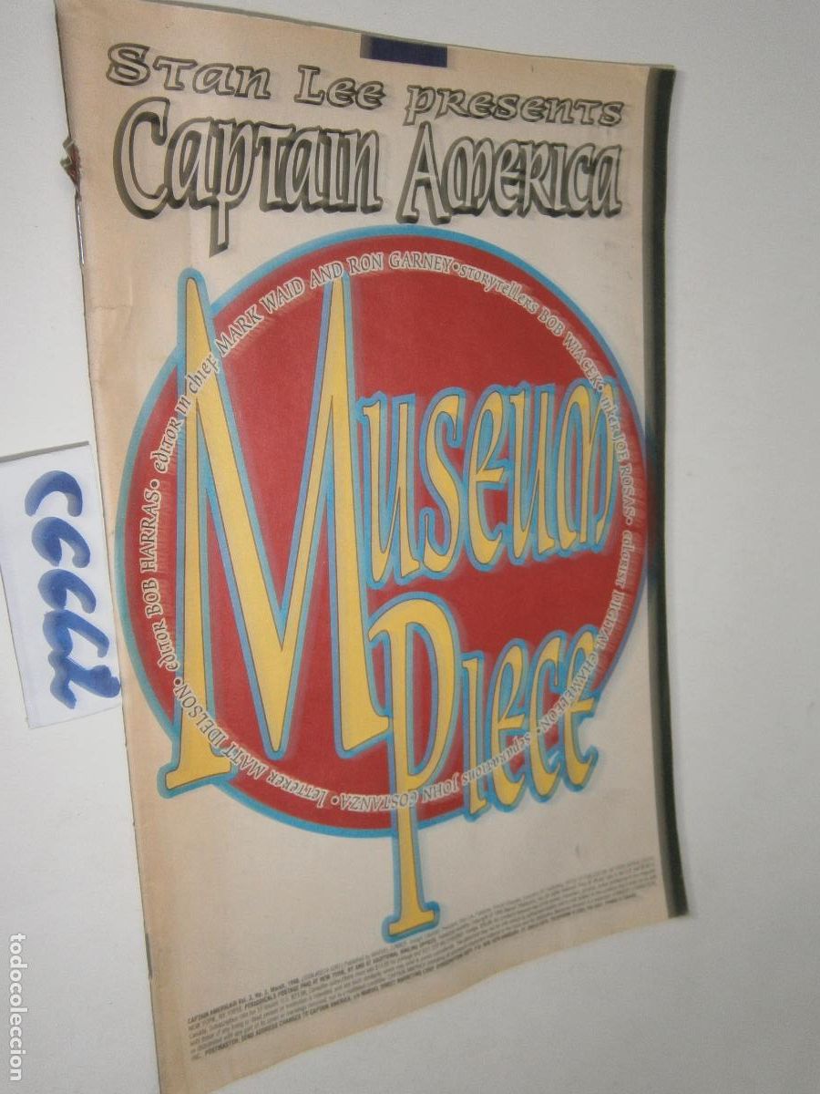 C&oacute;mics: ANTIGUO COMIC - CAPTAIN AMERICA - MUSEUM PIECE