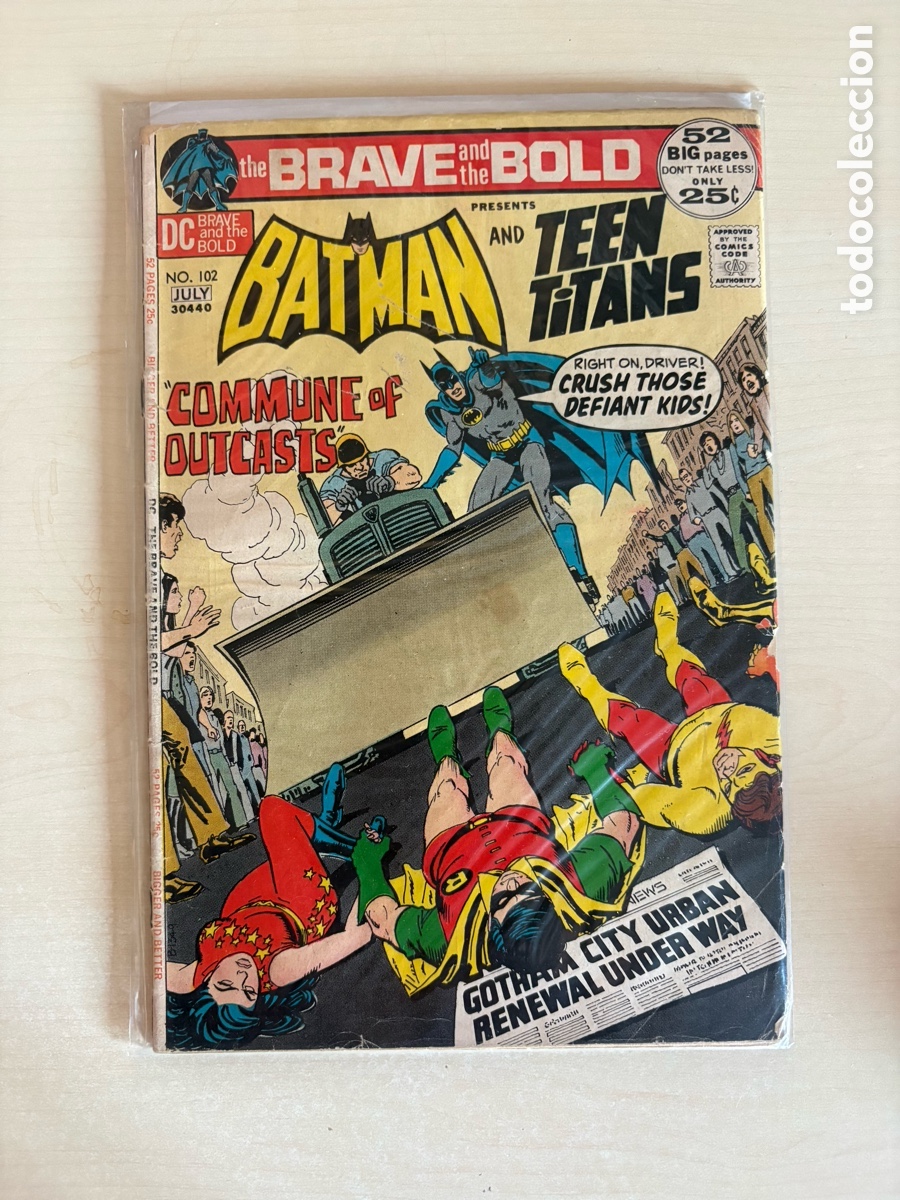 C&oacute;mics: The Brave and the Bold #102 (DC Comics USA, julio de 1972