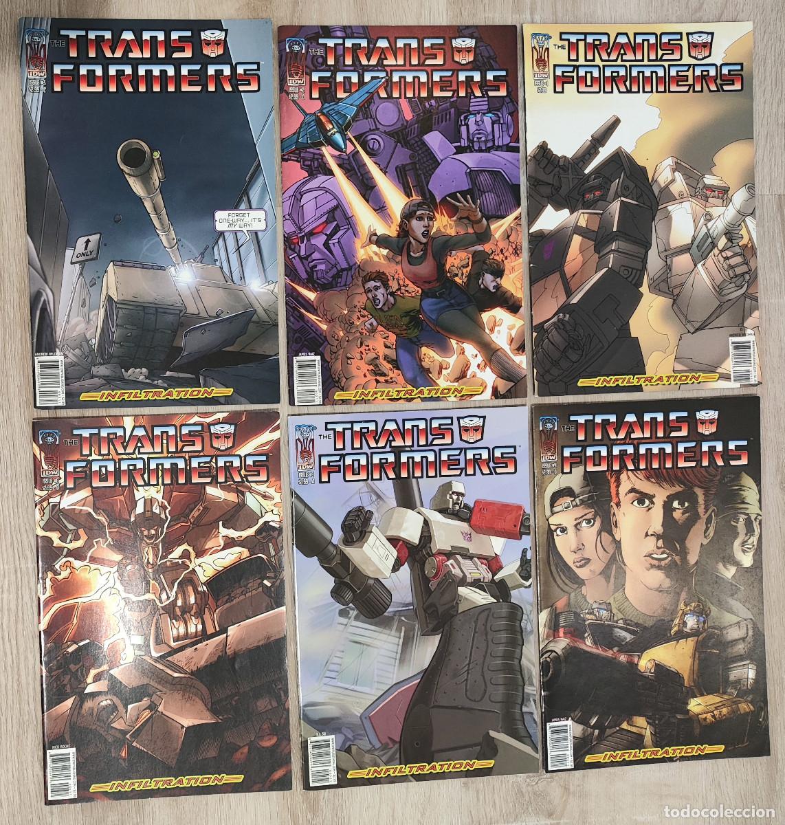 C&oacute;mics: Transformers Infiltration &ndash; Complete &ndash; 1 to 6 &ndash; IDW 2006 - Foto 1