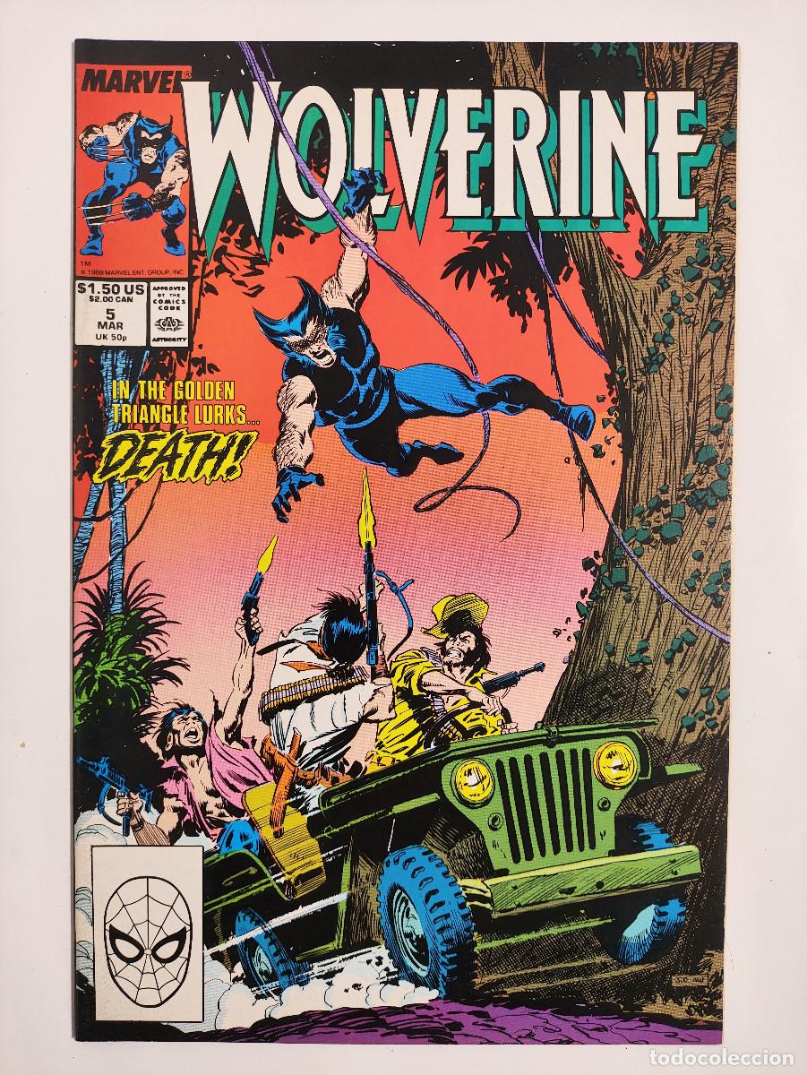 C&oacute;mics: Wolverine 5 &ndash; John Buscema &ndash; Marvel Comics USA 1989 - Foto 1