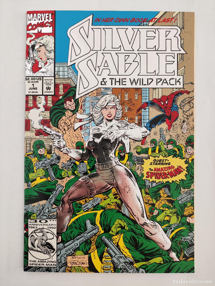 C&oacute;mics: Silver Sable & The Wild Pack 1 &ndash; Marvel Comics USA 1992 - Foto 1