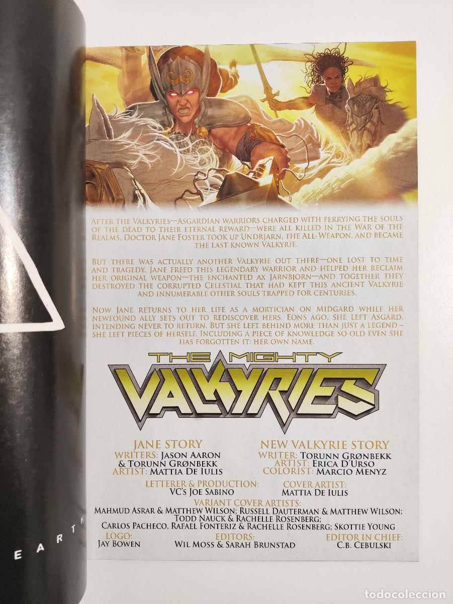 C&oacute;mics: The Mighty Valkyries 1 &ndash; Marvel Comics USA 2021 - Foto 2