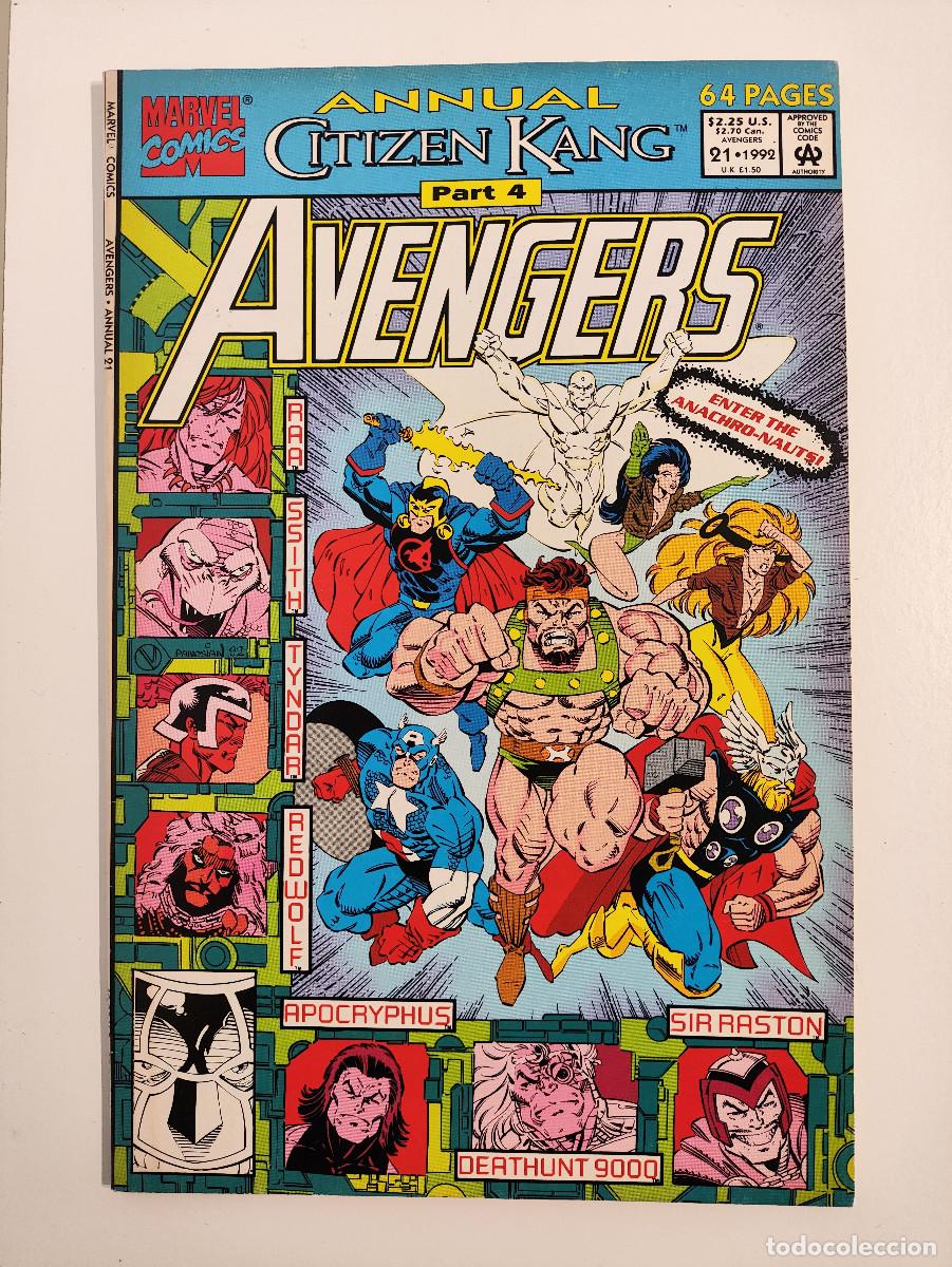 C&oacute;mics: Avengers Annual 21 &ndash; First Victor Timely &ndash; Marvel USA 1992