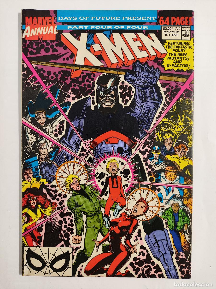 C&oacute;mics: X-Men Annual 14 The Uncanny - 1st App Gambit - Marvel Comics USA 1990
