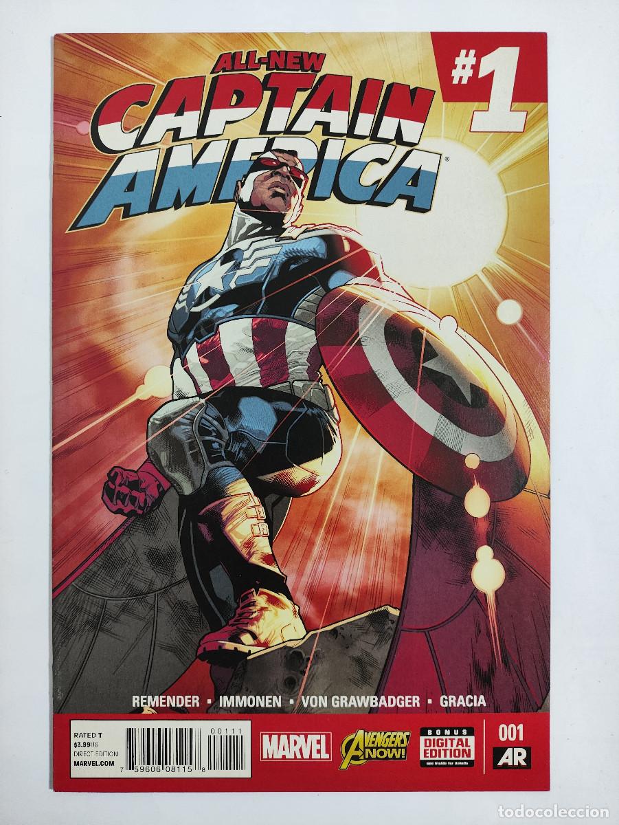 C&oacute;mics: All-New Captain America 1 &ndash; Marvel Comics USA 2015