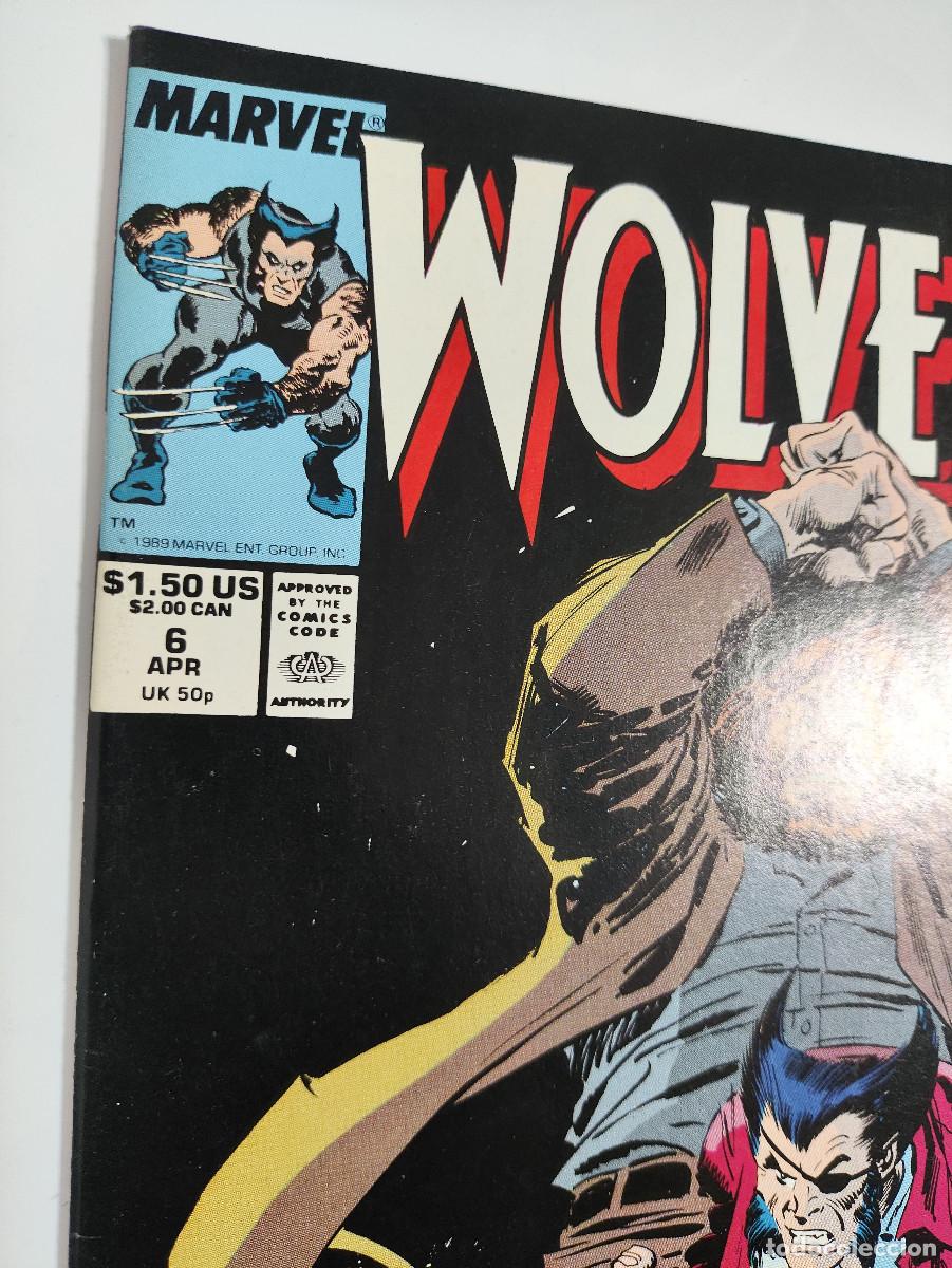 C&oacute;mics: Wolverine 6 &ndash; John Buscema &ndash; Marvel Comics USA 1989 - Foto 2