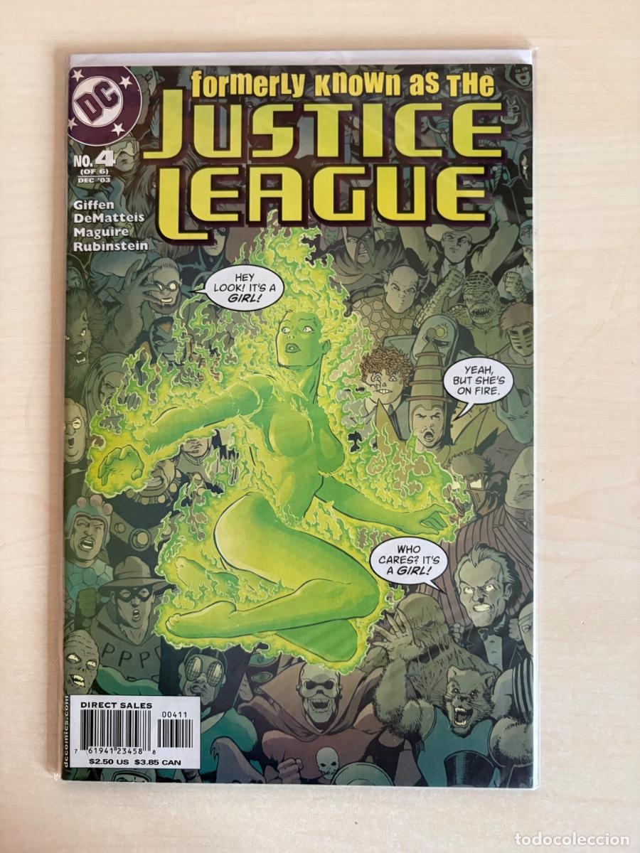 C&oacute;mics: Formerly Known as the Justice League #4 &ndash; Fire (DC Comics USA, 2003)