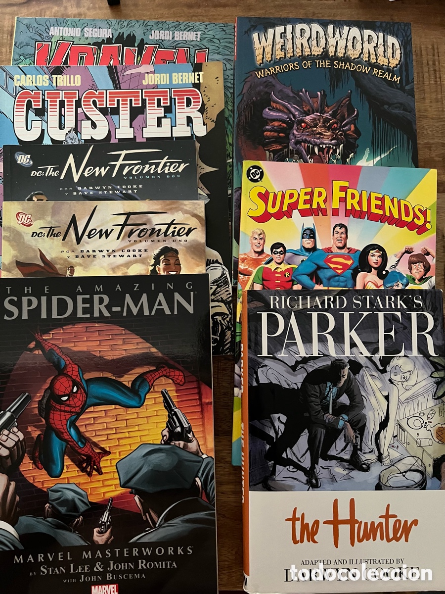 C&oacute;mics: Lote c&oacute;mics Spiderman Masterworks New Frontier Custer Kraken 3 - Foto 2