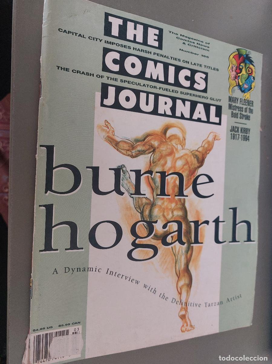 C&oacute;mics: The Comics Journal 166. Revista de EE.UU. sobre comics. En ingl&eacute;s. Burne Hogart caj 54