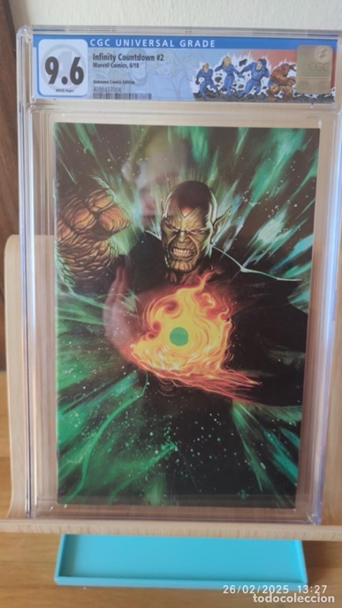 C&oacute;mics: CGC 9.6 INFINITY COUNTDOWN 2 VIRGIN (2028) SUPERSKRULL etiqueta especial.
