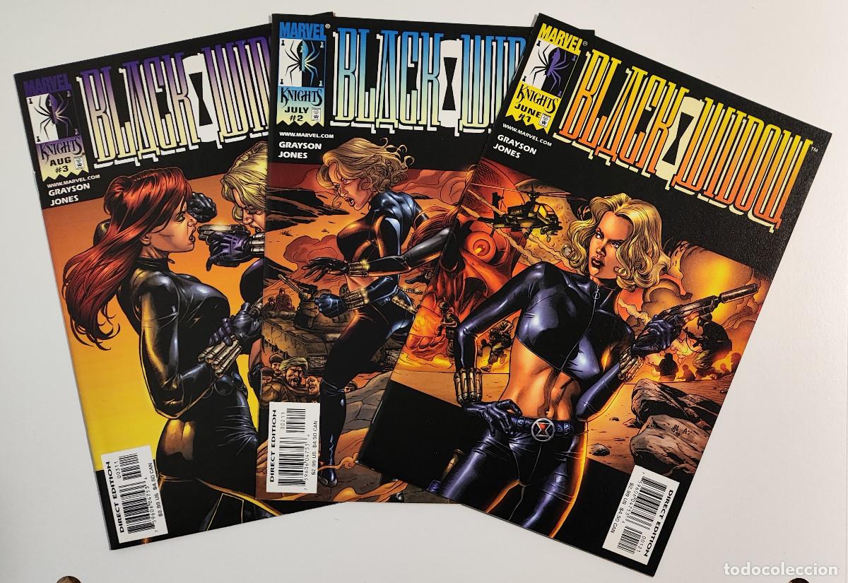 C&oacute;mics: Black Widow 1, 2 & 3 &ndash; Complete Series &ndash; Marvel Comics USA
