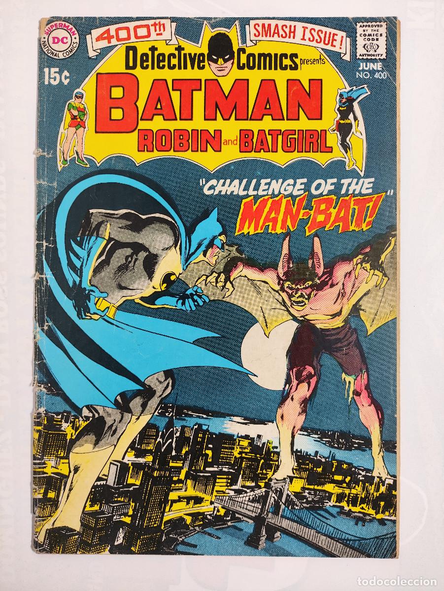 C&oacute;mics: Detective Comics 400 &ndash; DC Comics USA 1973 &ndash; First App Man-Bat