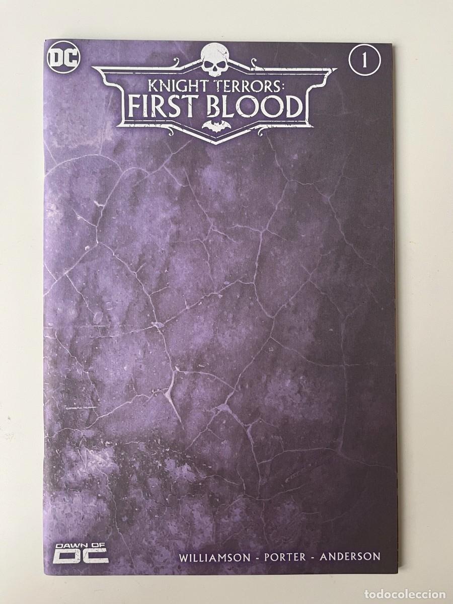 C&oacute;mics: Knight Terrrors: First Blood 1 Blank Cover Dawn of DC Comics