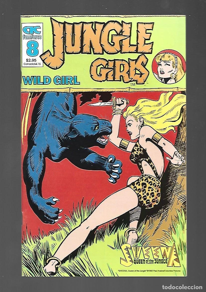 C&oacute;mics: Jungle Girls, 8: Sheena, 1992, AC Comics, muy buen estado. Caja DA
