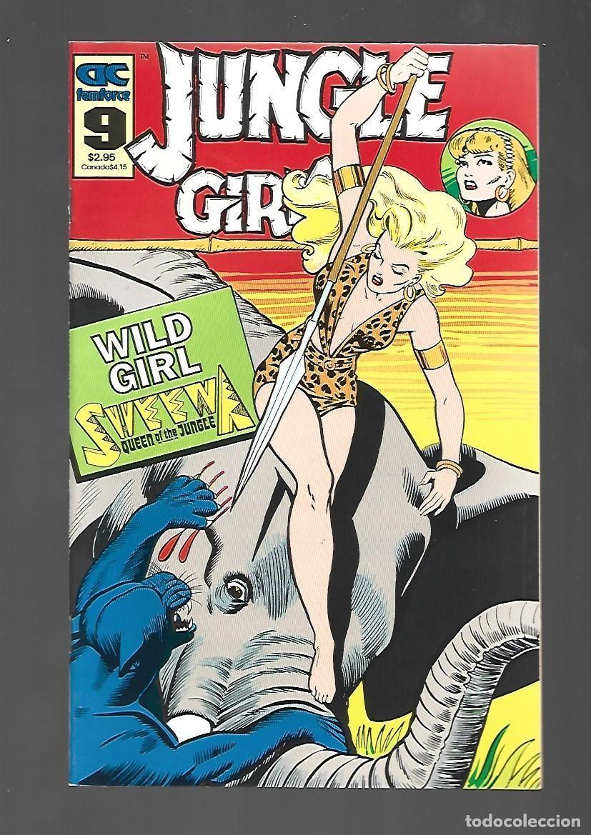 C&oacute;mics: Jungle Girls, 9: Sheena, 1992, AC Comics, muy buen estado. Caja DA