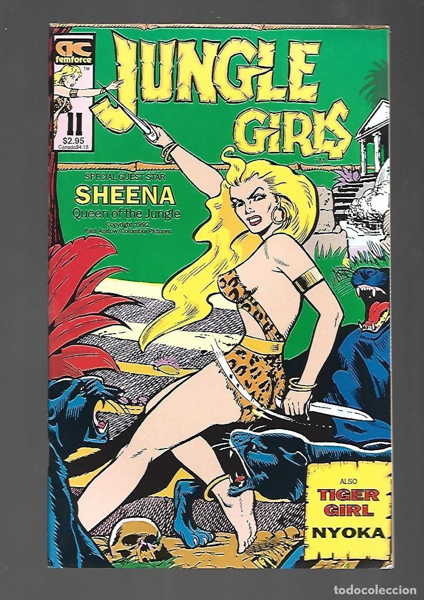 C&oacute;mics: Jungle Girls, 11: Sheena, 1992, AC Comics, muy buen estado. Caja DA