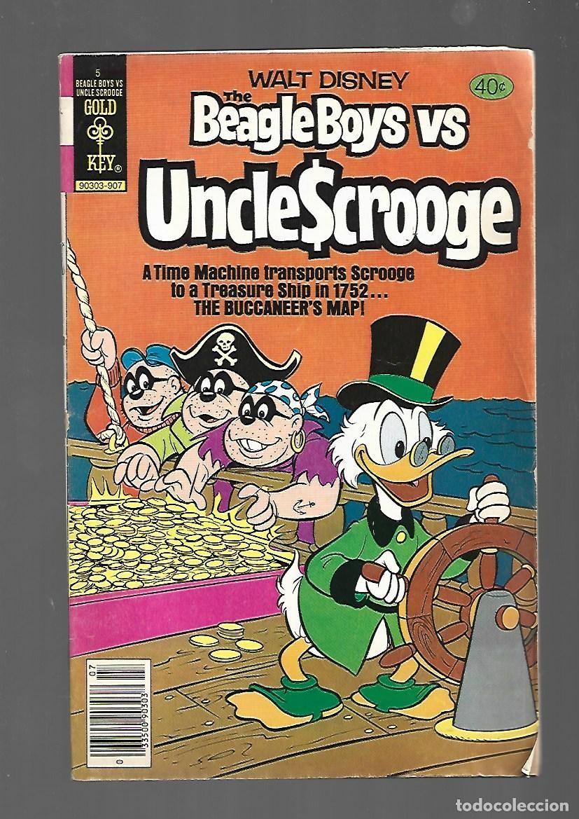 C&oacute;mics: The Beagle Boys VS Uncle Scrooge, 5, 1979, Gold Key, muy buen estado. Caja DA